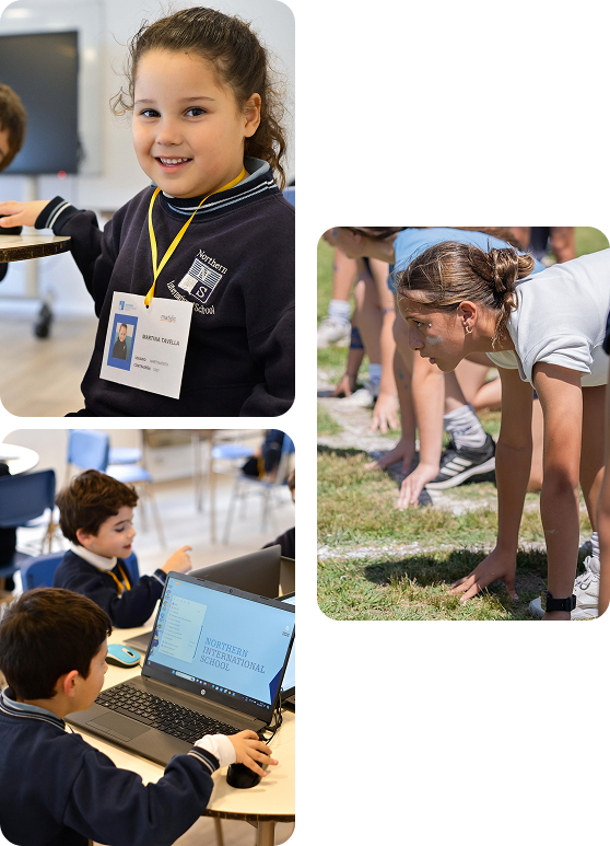 Images of students at Northern College